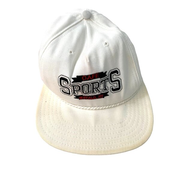 Vintage Cafe Sports Buffalo NY Adjustable Snapback Hat C140 - Picture 1 of 6